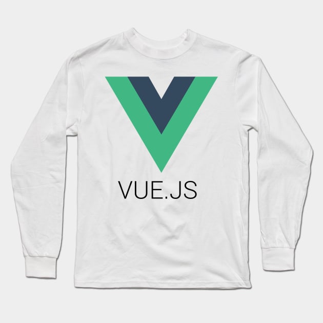 Vue JS logo Long Sleeve T-Shirt by hipstuff